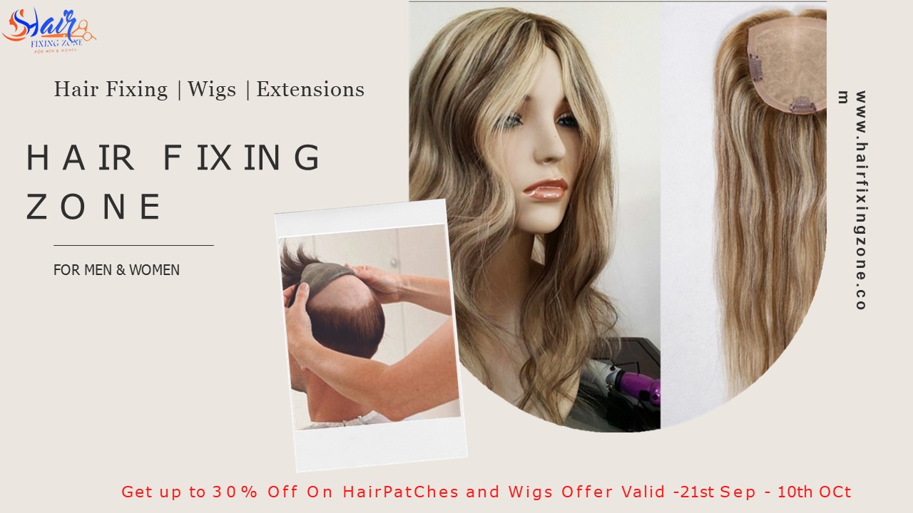 Dussehra Offers 2022 - Hair wigs, Patches Extensions for Men & Women