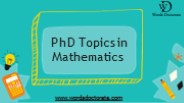 PhD Topics in Mathematics - Words Doctorate