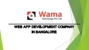 Web App Development Company In Bangalore