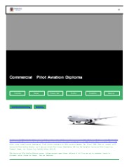 Commercial Pilot Training in Canada