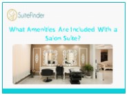 What Amenities Are Included With a Salon Suite
