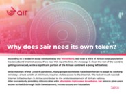 Why does 3air need its own token