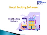 Hotel Booking Software