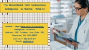 Business Intelligence in Pharma Whiz AI