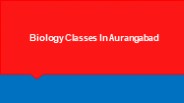 Biology Classes In Aurangabad