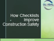 How Checklist improve Construction Safety