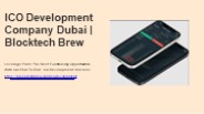 ICO Development Company Dubai | Blocktech Brew
