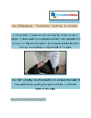 PhysioChiroWellness offers Chiropractor Near You