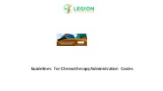 Guidelines for Chemotherapy Administration Codes
