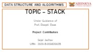 Stack in Data Structure