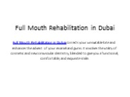 Full Mouth Rehabilitation in Dubai