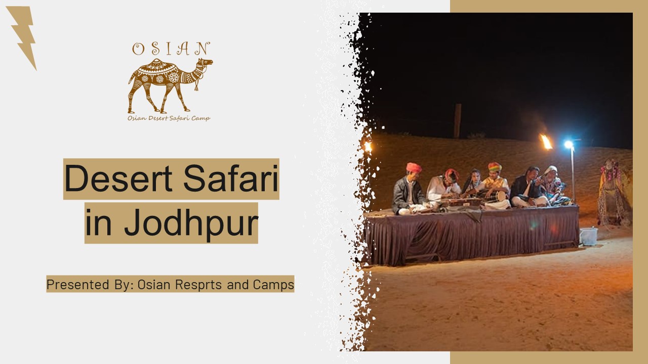 Want to do a desert safari in jodhpur