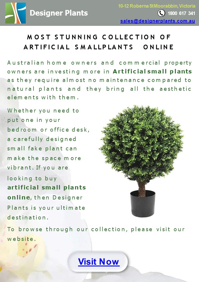 PPT Most stunning collection of artificial small plants online
