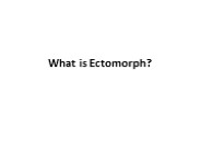 What is Ectomorph?