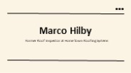 Marco Hilby - An Accomplished Professional - Spokane, WA