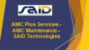AMC Plus Services - AMC Maintenance - SAID Technologies