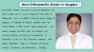 Best Orthopaedic doctor in Gurgaon