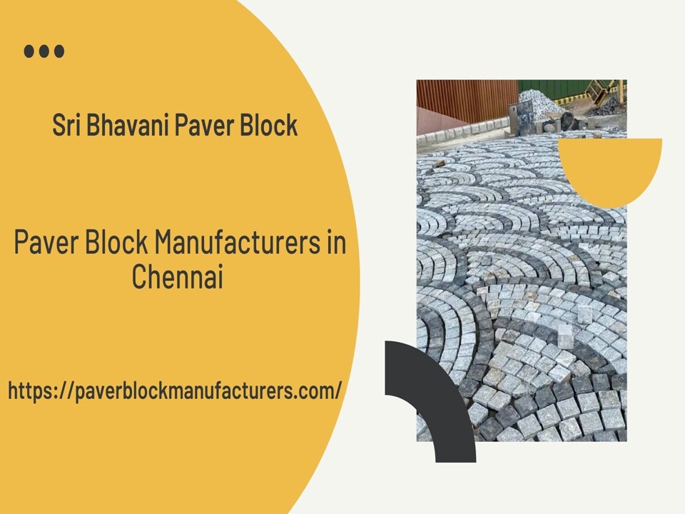 PPT Paver Block Manufacturers In Chennai Residential Paver Block