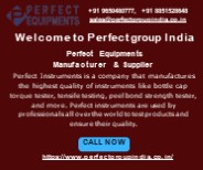 Peel Bond Strength Tester | Perfect Group India