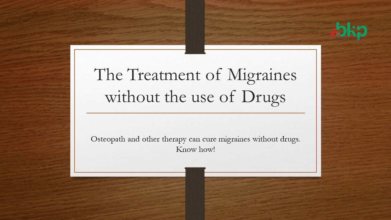 The Treatment of Migraines without the use of Drugs