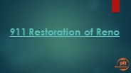 Fire Damage Restoration in Reno