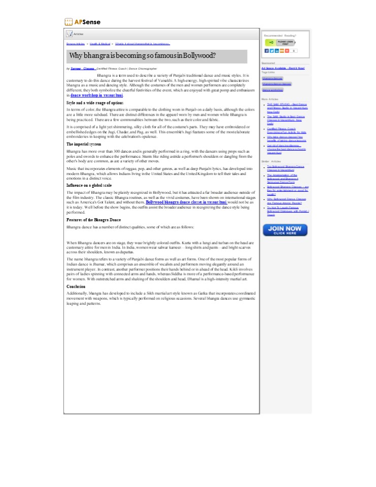 What is it about bhangra that is becoming so famous in Bollywood?