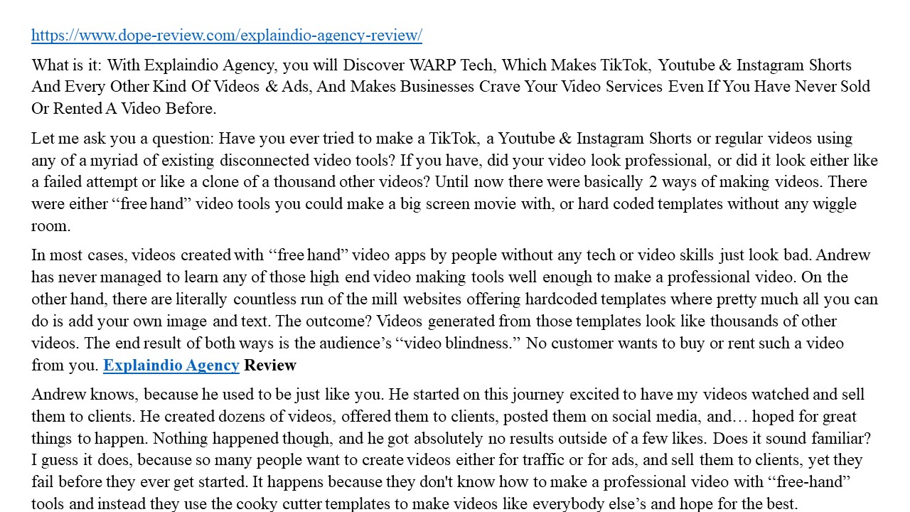 presentation player overlay