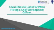 Chief Development Officer Recruitment Agency - CDO Staffing
