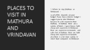places to visit in Mathura and Vrindavan