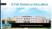 ICFAI Distance Education