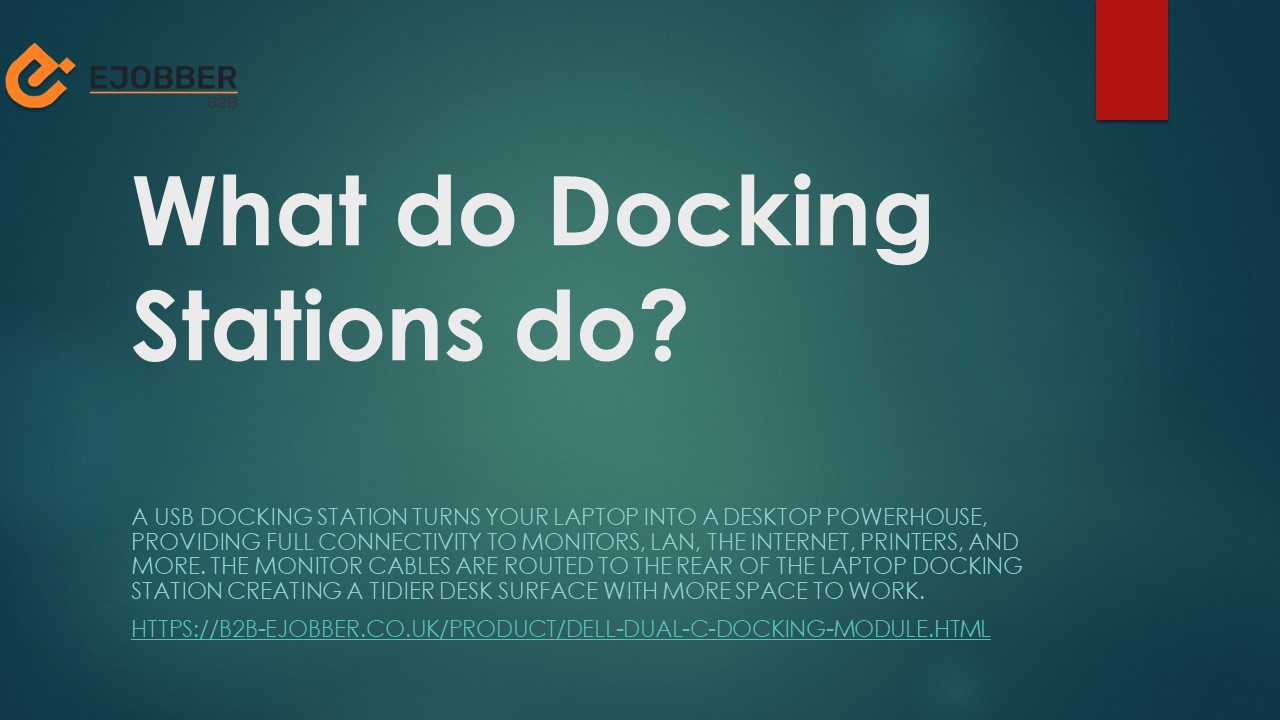 PPT What do Docking Stations do? PowerPoint presentation free to
