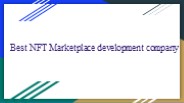 Best NFT Marketplace development company