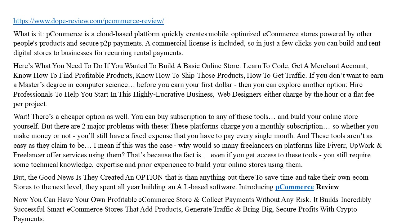 presentation player overlay