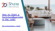 How to Start a Furniture Business in the UAE?