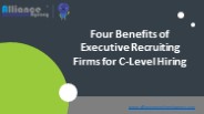 C Level Hiring & C Level Recruitment Agencies