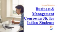 Business & Management Courses in UK for Indian Students