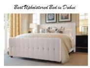 Best Upholstered Bed in Dubai