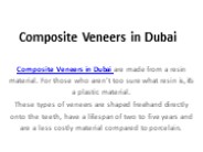 Composite Veneers in Dubai