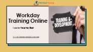 Workday Training Online- Learn from the Best