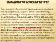 Management Assignment Help