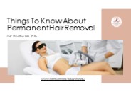 Permanent Hair Removal