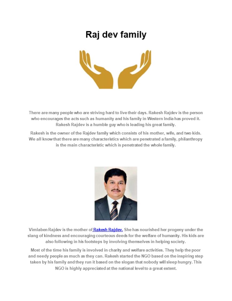 Things To Know About Rakesh Rajdev And Family