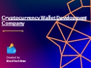 Cryptocurrency Wallet Development Company - BlockTech Brew