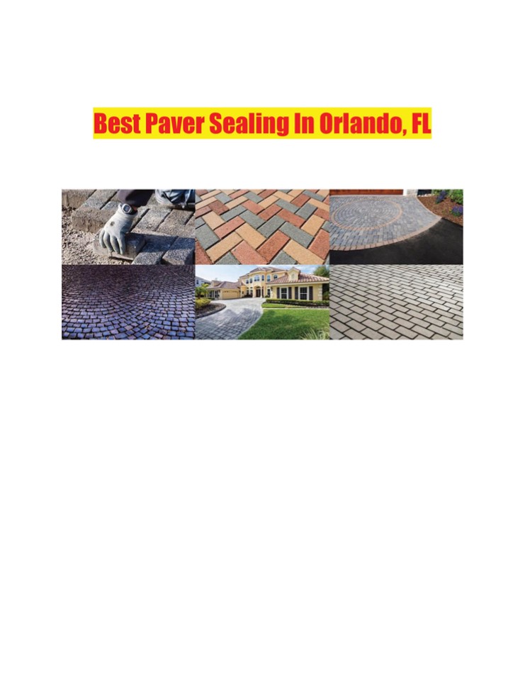 Best Paver Sealing In Orlando, FL