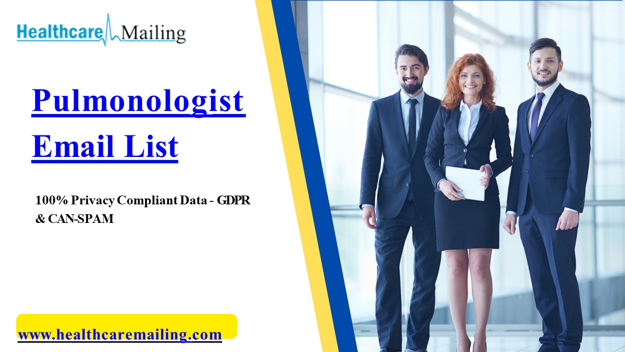 Pulmonologist Email List