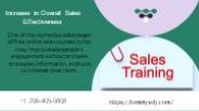 Increase in Overall Sales Effectiveness