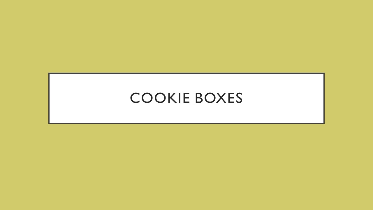Cookie boxes promote your brand
