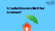 Is Landlord Insurance Worth Your Investment?