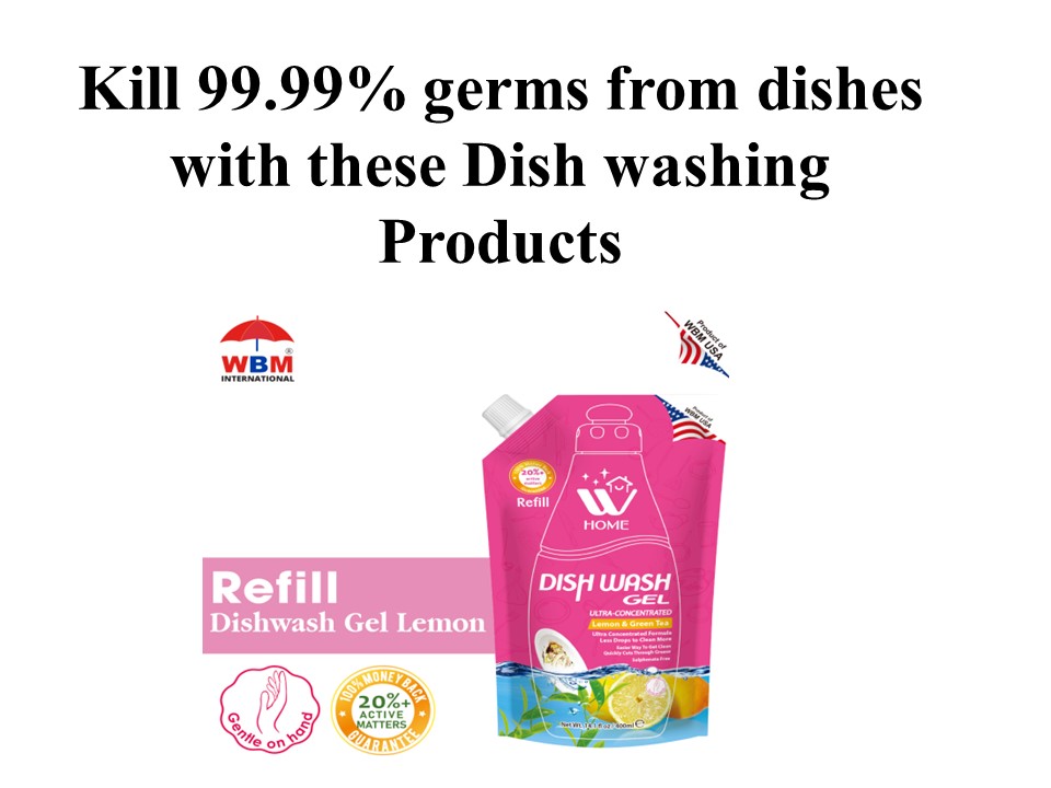 PPT Kill 99.99 germs from dishes with these Dish washing Products