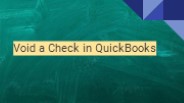 void a check in quickbooks